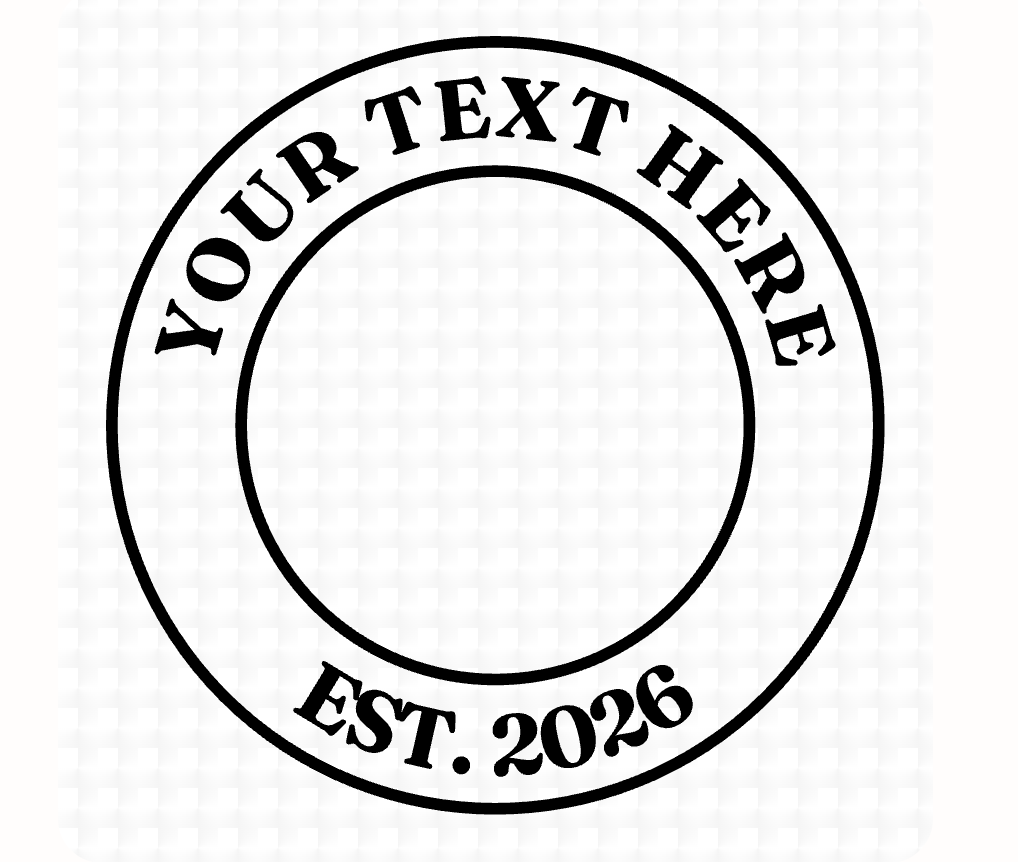 Circle Text Badge Maker example
